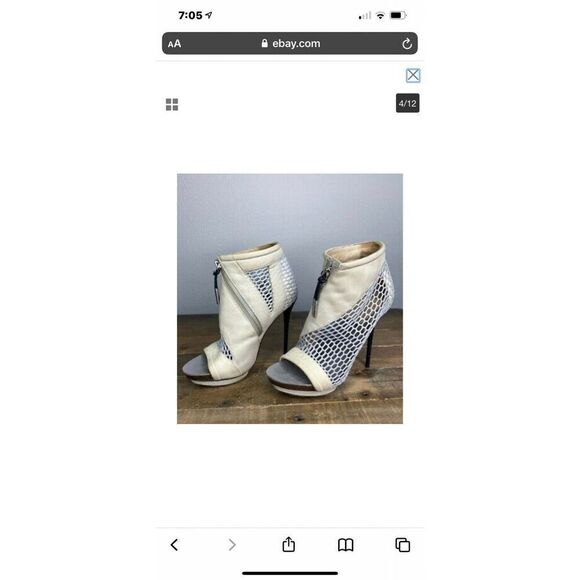 L.A.M.B BICARA Peep toe Ankle Booties - Picture 1 of 11
